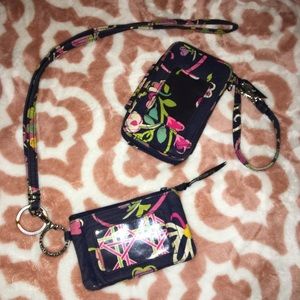 Well Loved Vera Bradley Wallet & Lanyard